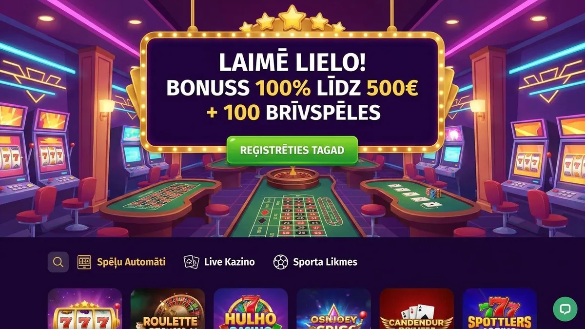 Reģistrācija ar bonusu